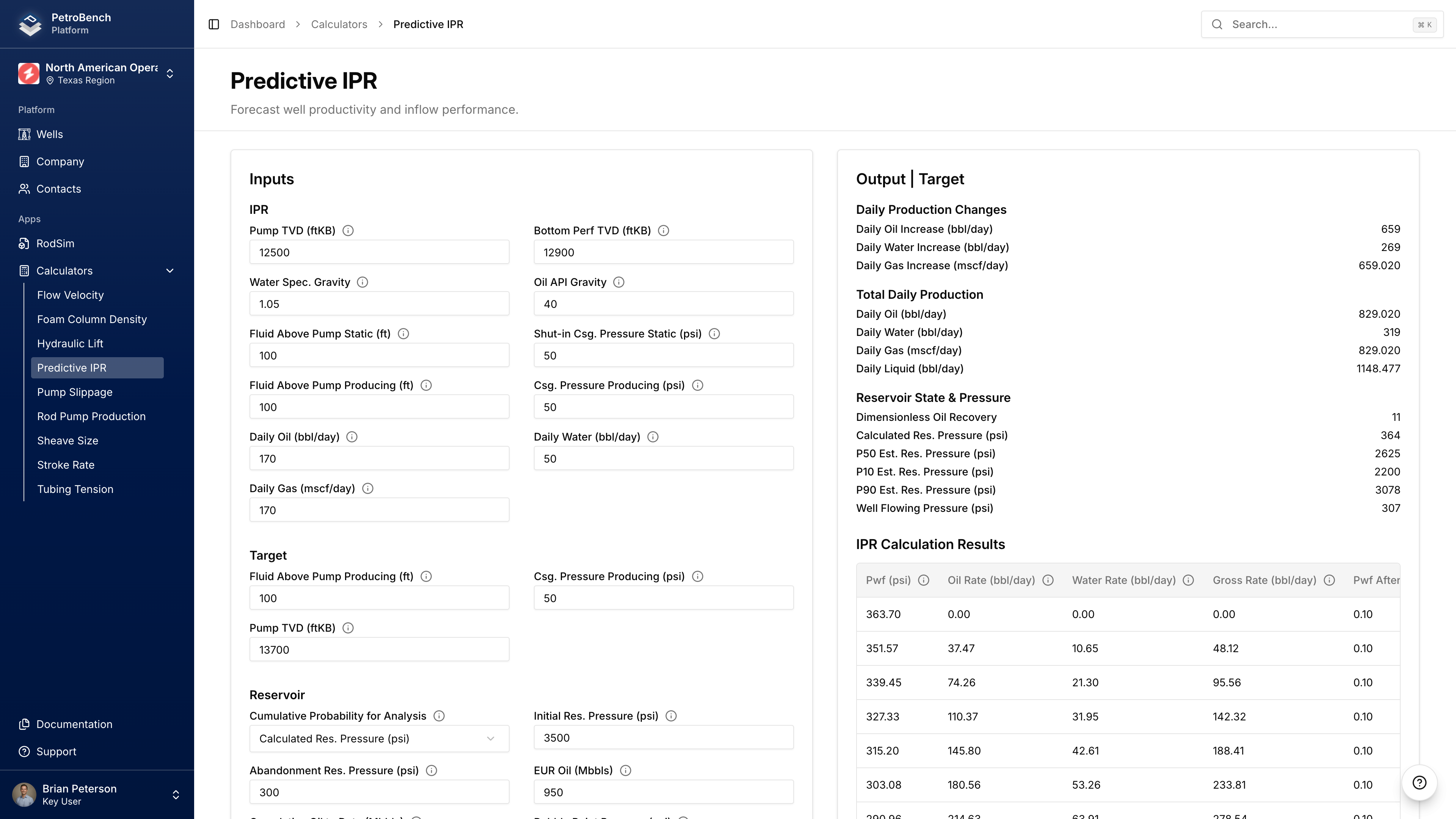 PetroBench Calculators